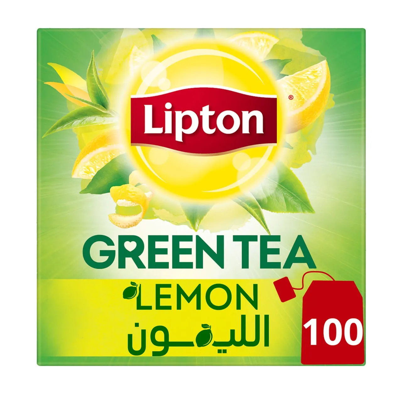 Lipton شاي بالليمون الأخضر