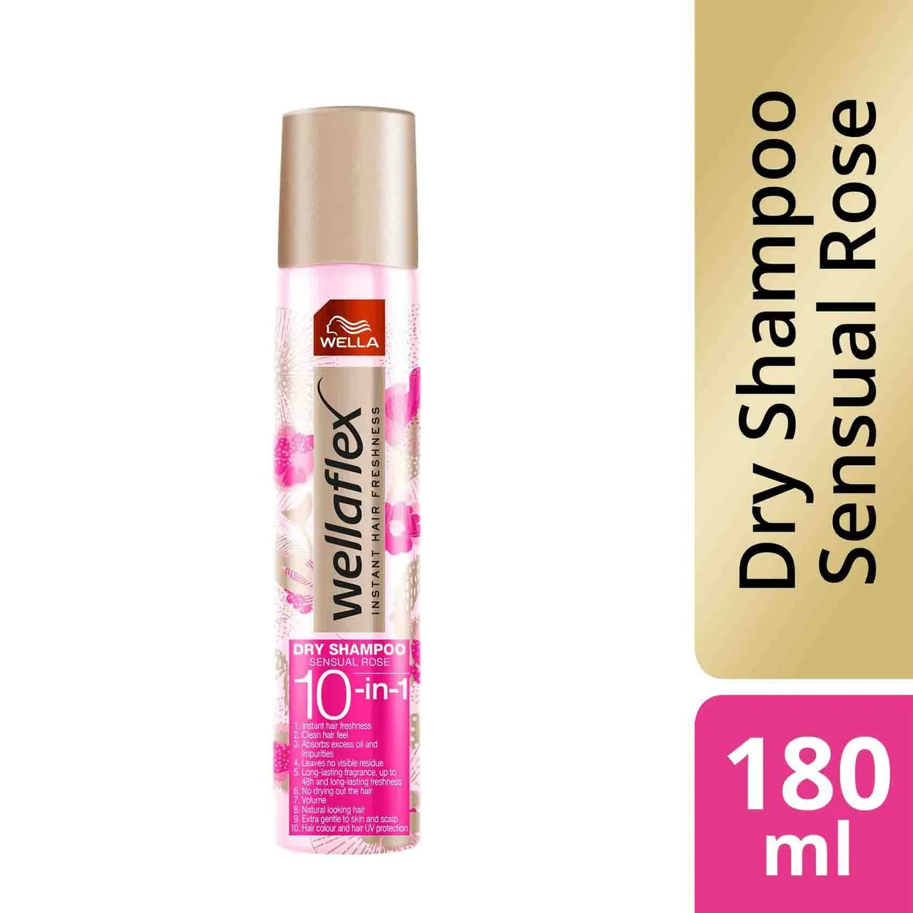 شامبو جاف Wellaflex Instant Hair Freshness برائحة الورد Sensual Rose