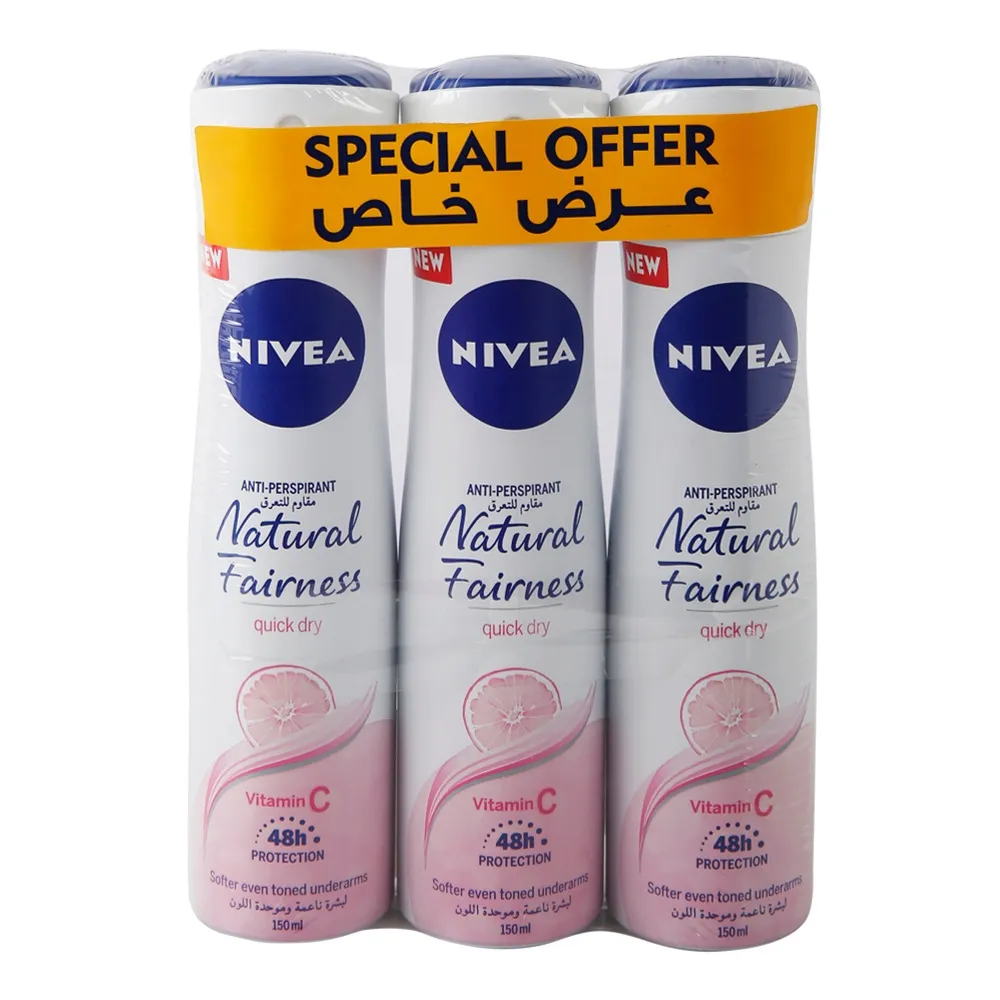 Nivea مزيل عرق مضاد للتعرق Natural Faurness