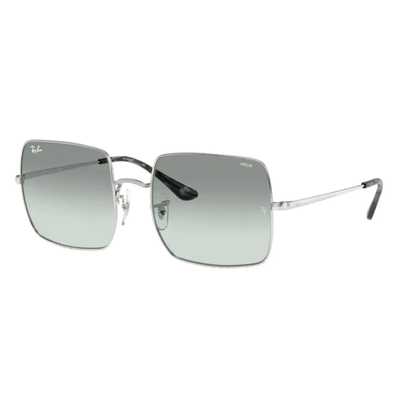Ray-Ban نظارة شمسية نسائية مربعة فضية 0RB1971