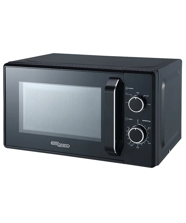Super General Manual Microwave Oven Black
