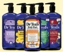 Dr Teal's Epsom Salt Body Wash Assorted
