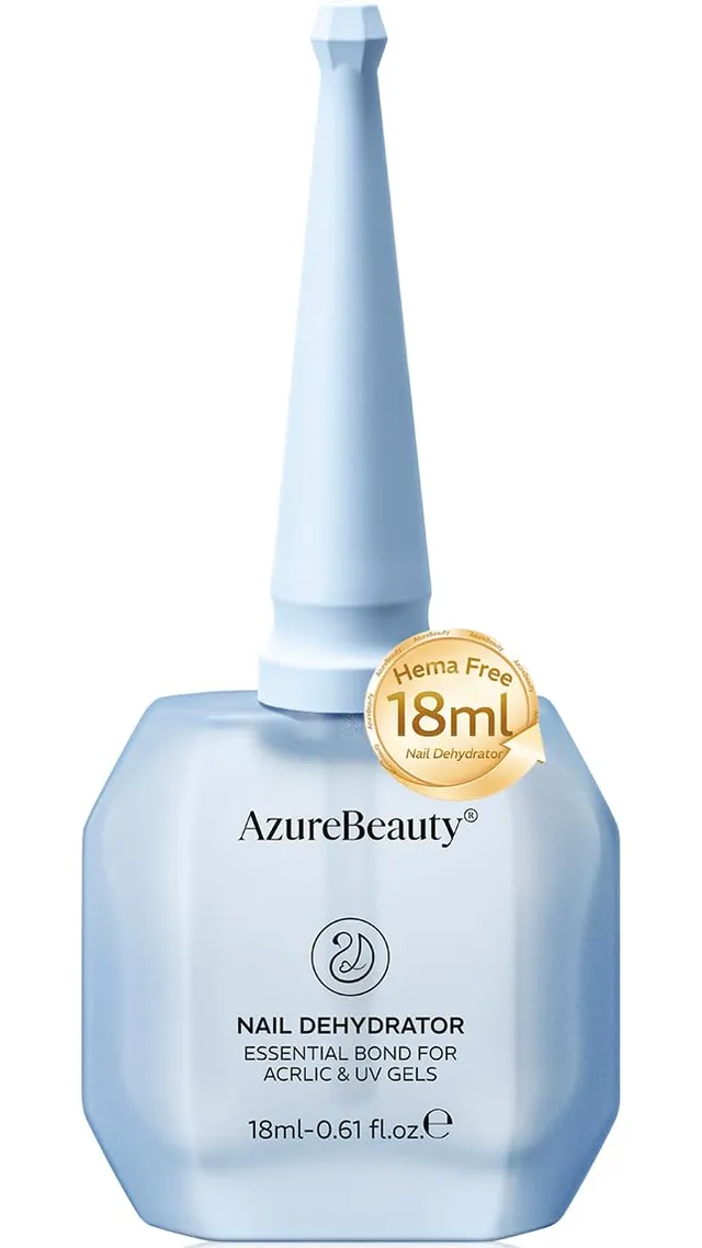 Azurebeauty Acid Free Nail Dehydrator Professional Nail Prep for Gel