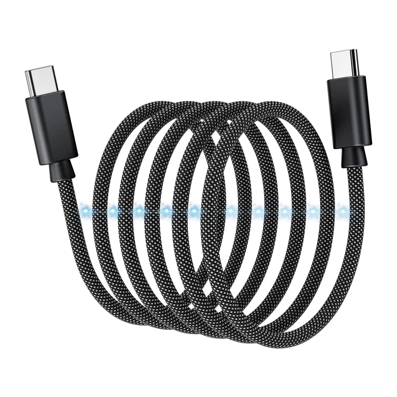 Choetech كابل مغناطيسي USB-C إلى USB-C بقدرة 240W، بطول 1.2m، XCC-1052