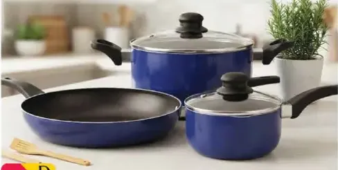 Kitchenmark طقم أواني طهي غير لاصقة