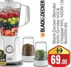 Black+Decker قطّاعة وخلاط مع مطحنة Bx4000-B5