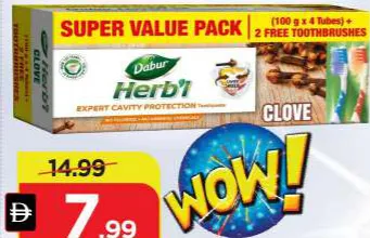 Dabur Herbal/Cavity Toothpaste Clove