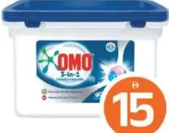 Omo 3N1 Laundry Capsule Eucalypts