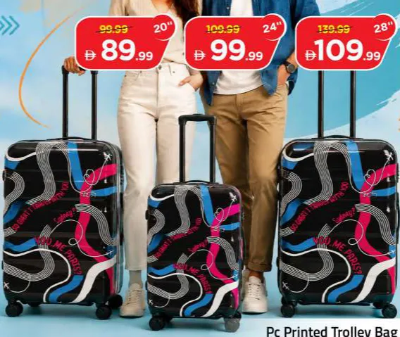 Pc Printed Trolley Bag
