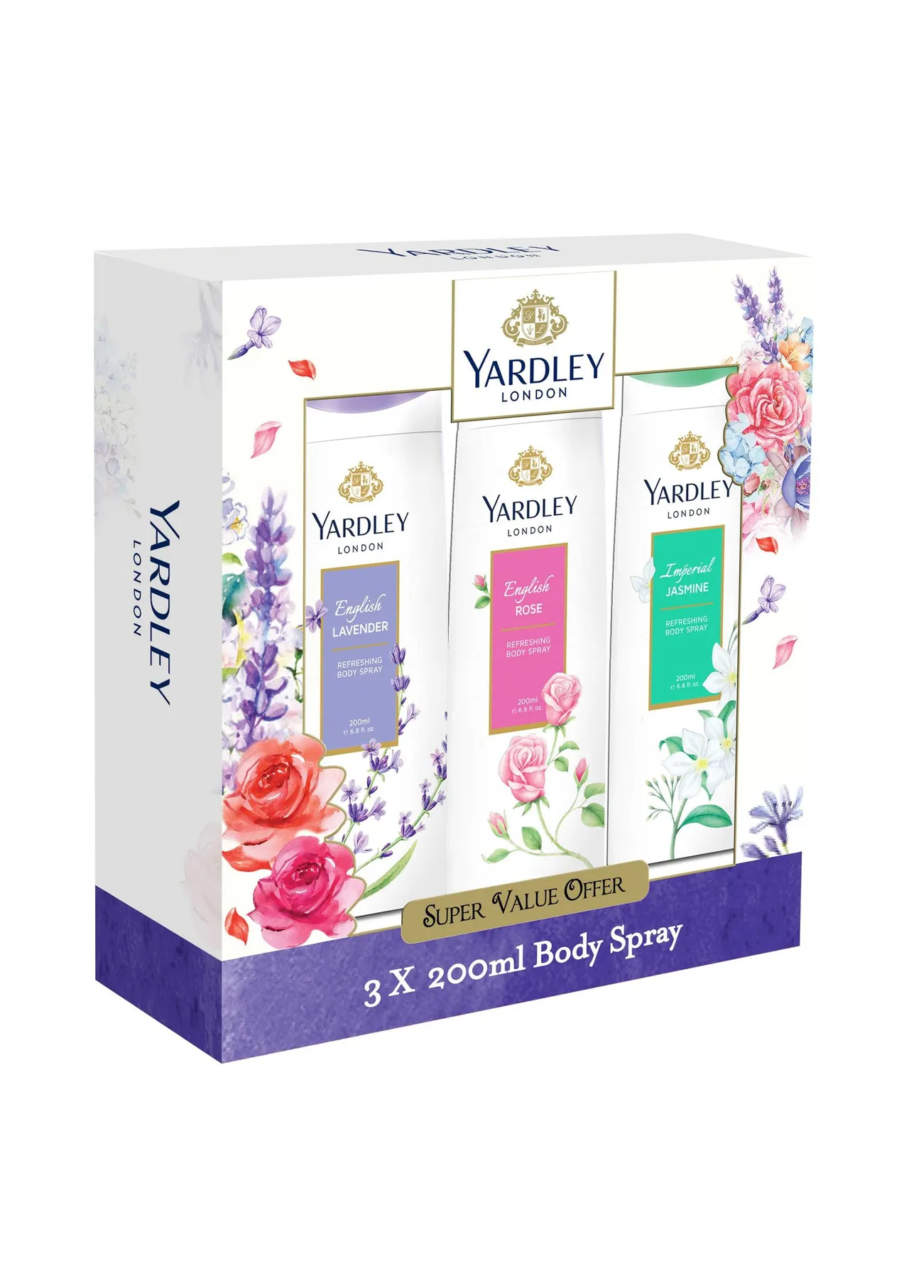 Yardley بخاخ جسم آر تي متنوع