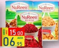 NuReen Fava Beans Chickpeas or Red Kidney