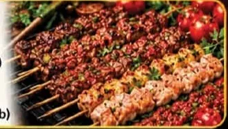 Sham Way Grills Meat Kebab OR Chicken Shish Tawook OR Chicken Kebab