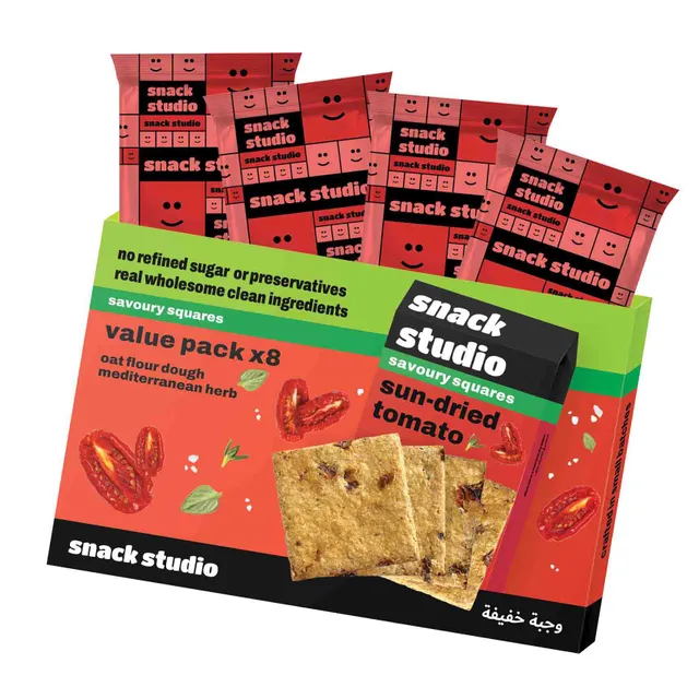 Snack Studio Savoury Squares Sun-Dried Tomato