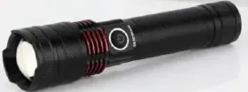 Olsenmark Rechargeable LED Flashlight OMFL2802, 5000mAh