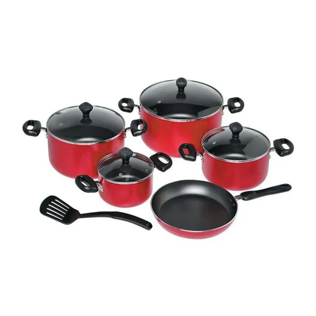 Prestige Aluminium Cookware Set, 10 pcs, PR21700