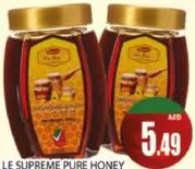 Le Supreme Pure Honey Hexagon Jar