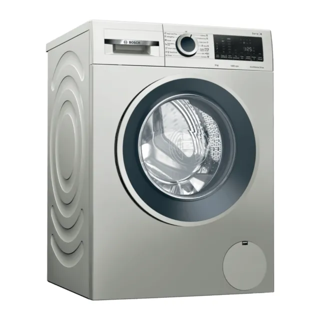 Bosch Series 8 washing machine, front loader WGB2440XGC; Silver inox