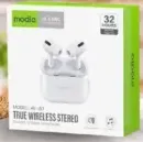 Modio سماعات أذن Air B7/B8