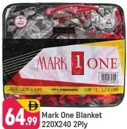 Mark 1 One Mark One Blanket 2Ply