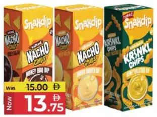 Snakdip Nachos Chips Assorted