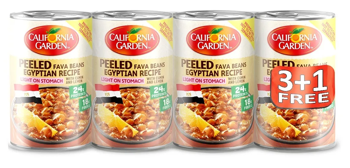California Garden فول مقشر على الطريقة المصرية