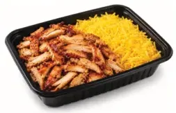 Chicken Shawarma With Rice Meal
