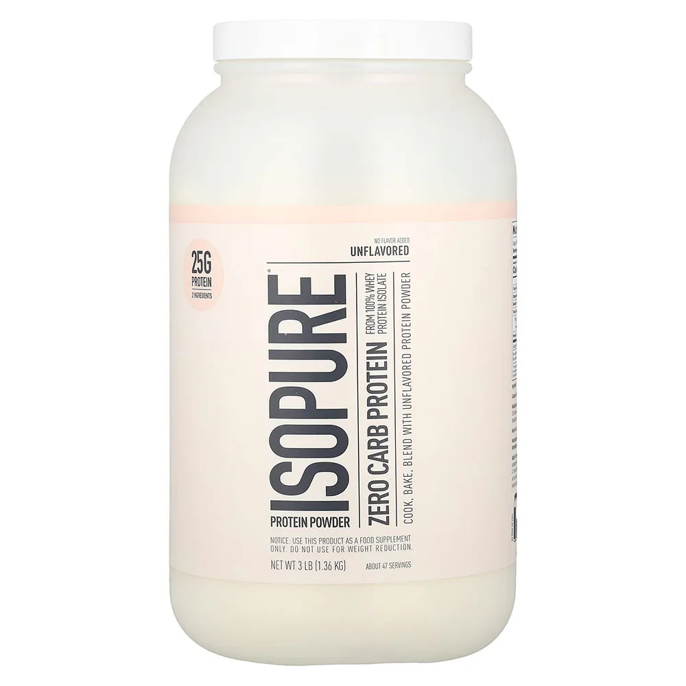 Nature'S Best Isopure بروتين زيرو كارب بدون نكهة، 3 LB