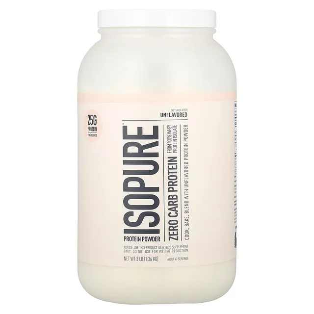 Nature'S Best Isopure Zero Carb Protein, Unflavored, 3 LB
