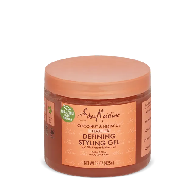 Shea Moisture Coconut & Hibiscus+Flaxseed Defining Styling Gel