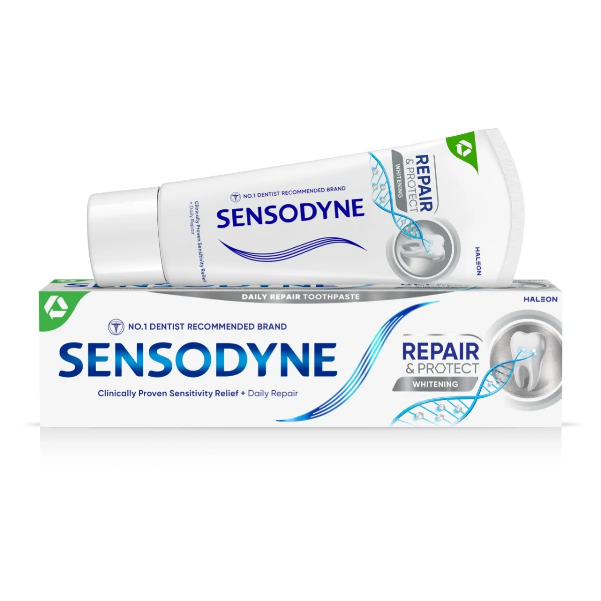 Sensodyne معجون أسنان إصلاح وحماية وتبييض Developer