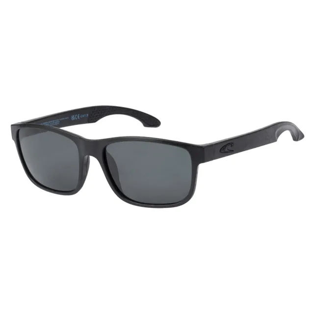 O'Neill Unisex Polarised Square Sunglasses, Black, ONS-BLUEVAIR2.0-104P