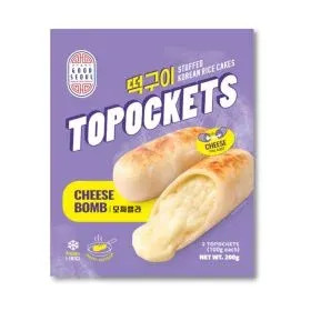 Good Seoul Topockets Cheese Bomb Stuffed Korean Rice Cakes