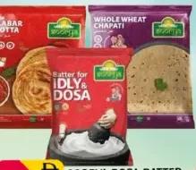 Soorya Dosa Batter, Chappathi, Poratta