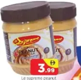 Le Supreme زبدة الفول السوداني الكريمية أمريكان نيتشر