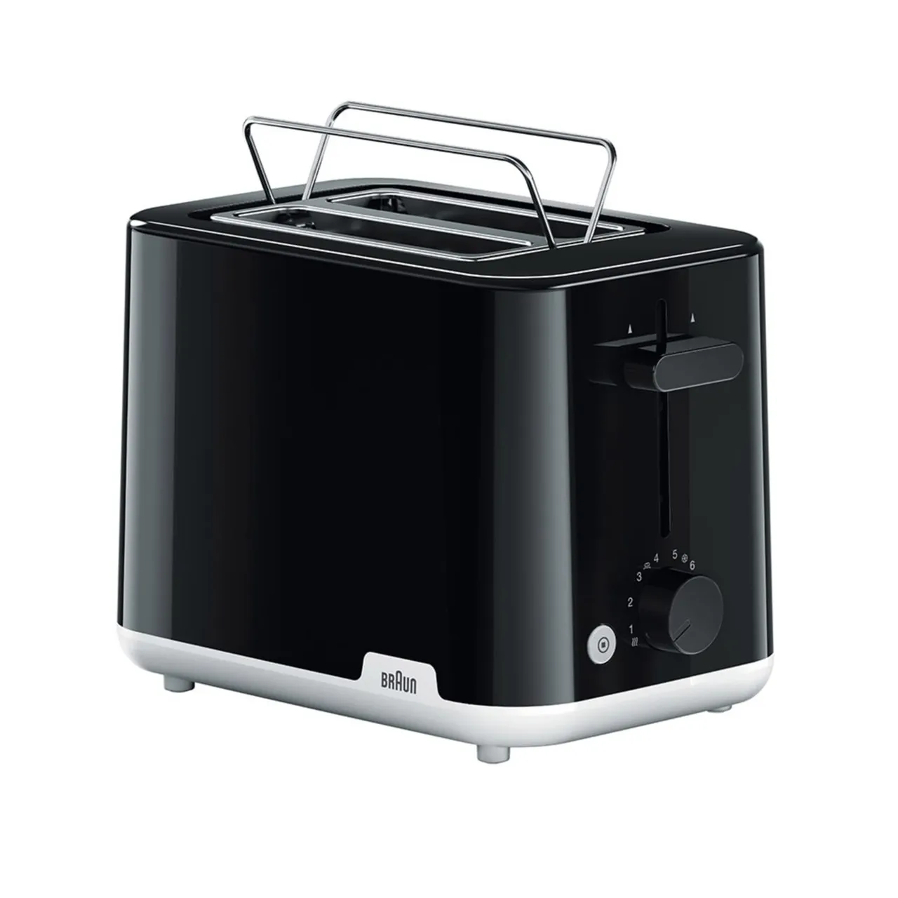 Braun محمصة خبز 2 شريحة، 900W، أسود، HT1010BK
