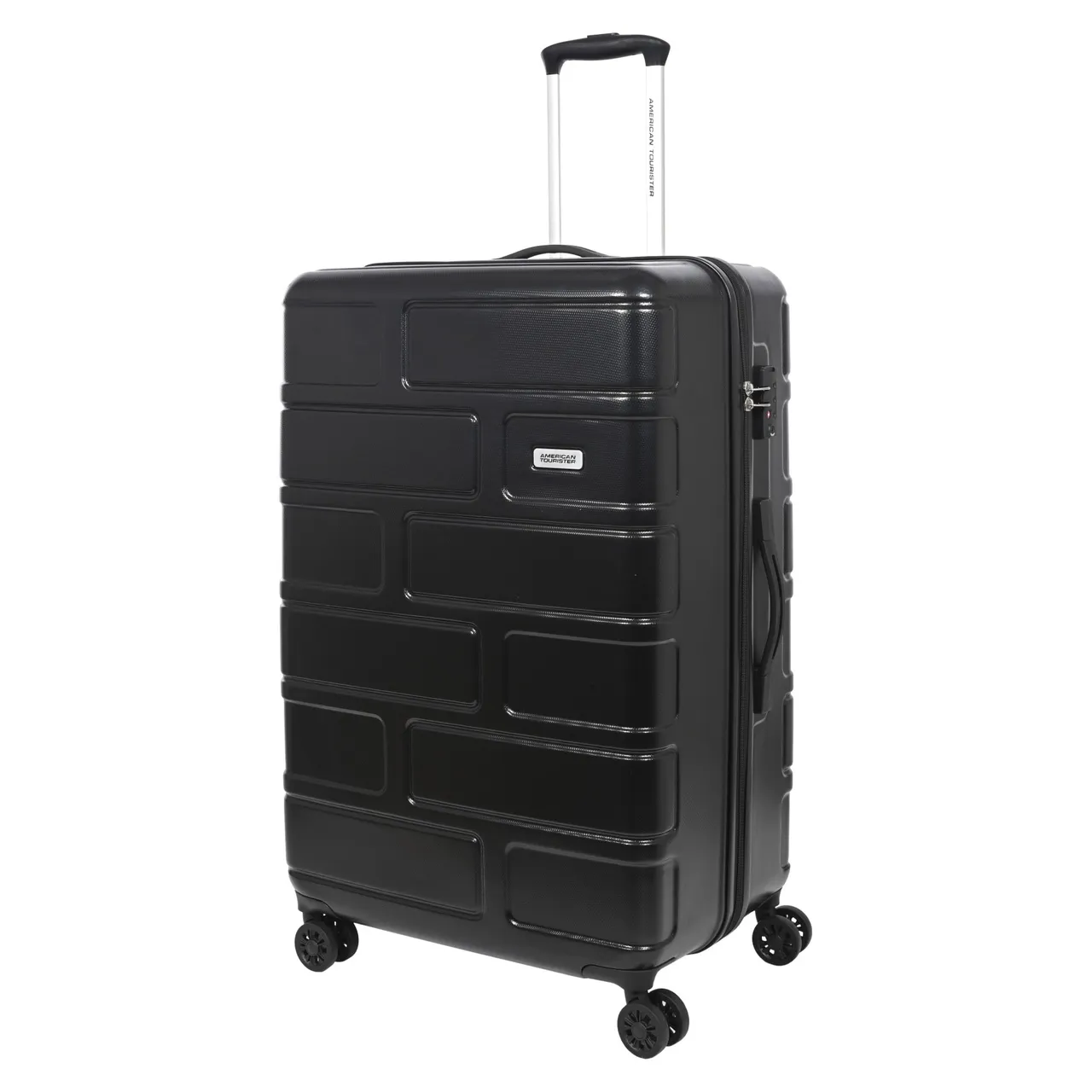 American Tourister حقيبة سفر بعجلات صلبة Bricklane Spinner سوداء 69cm