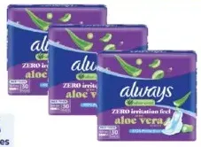 always Maxi thick day pads assorted