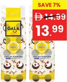Gala Premium Toilet Roll 2 Ply