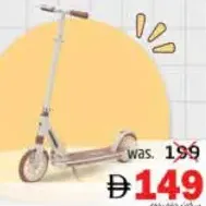 Pushing Scooter