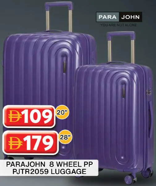 Para John حقيبة سفر Pp بـ 8 عجلات Pjtr2059