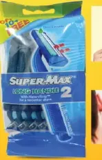 Super-Max Long Handle Razors