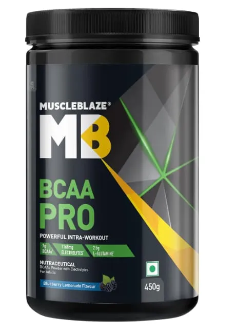 Muscleblaze BCAA Pro, 0.99 lb 30 Servings Blueberry Lemonade