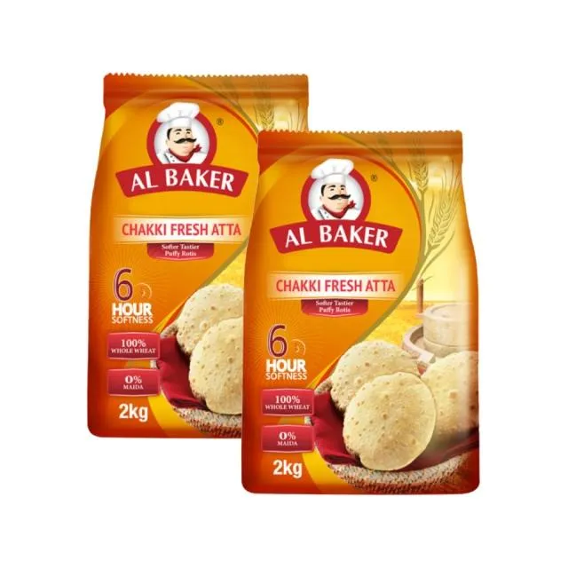 Al Baker Chakki Atta Whole Wheat Flour