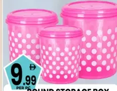 Round Storage Box