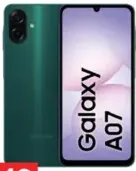 Samsung A07 رام 4+4Gb / روم 128Gb