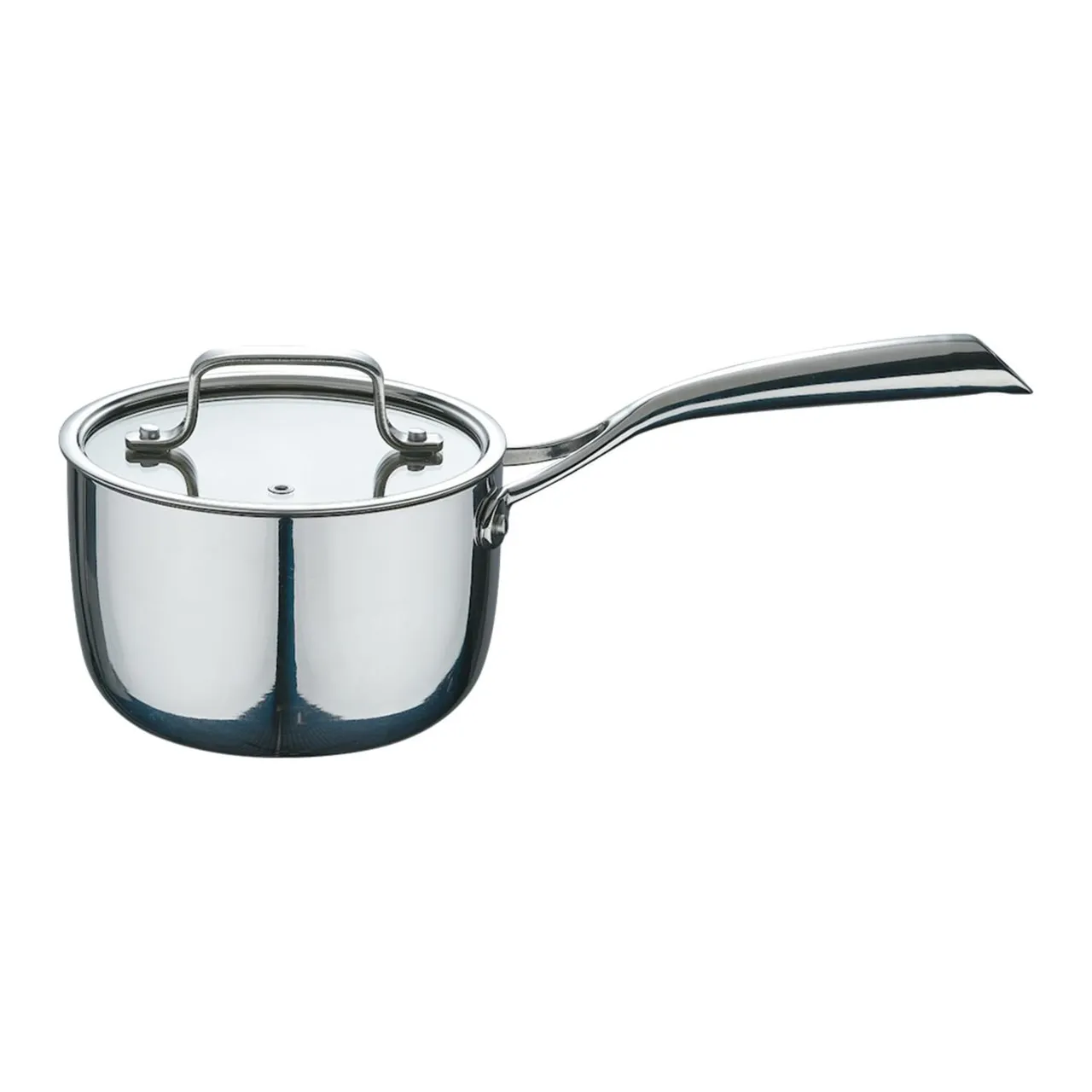Bergner قدر صلصة ستانلس ستيل ثلاثي الطبقات Glamour مقاس 16 cm مع غطاء، BG31831MM