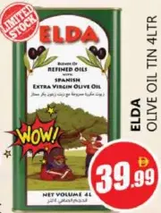 Elda Olive Oil Tin