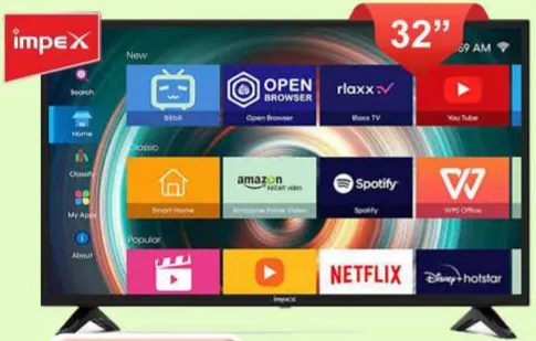 Impex تلفزيون ذكي بنظام Android