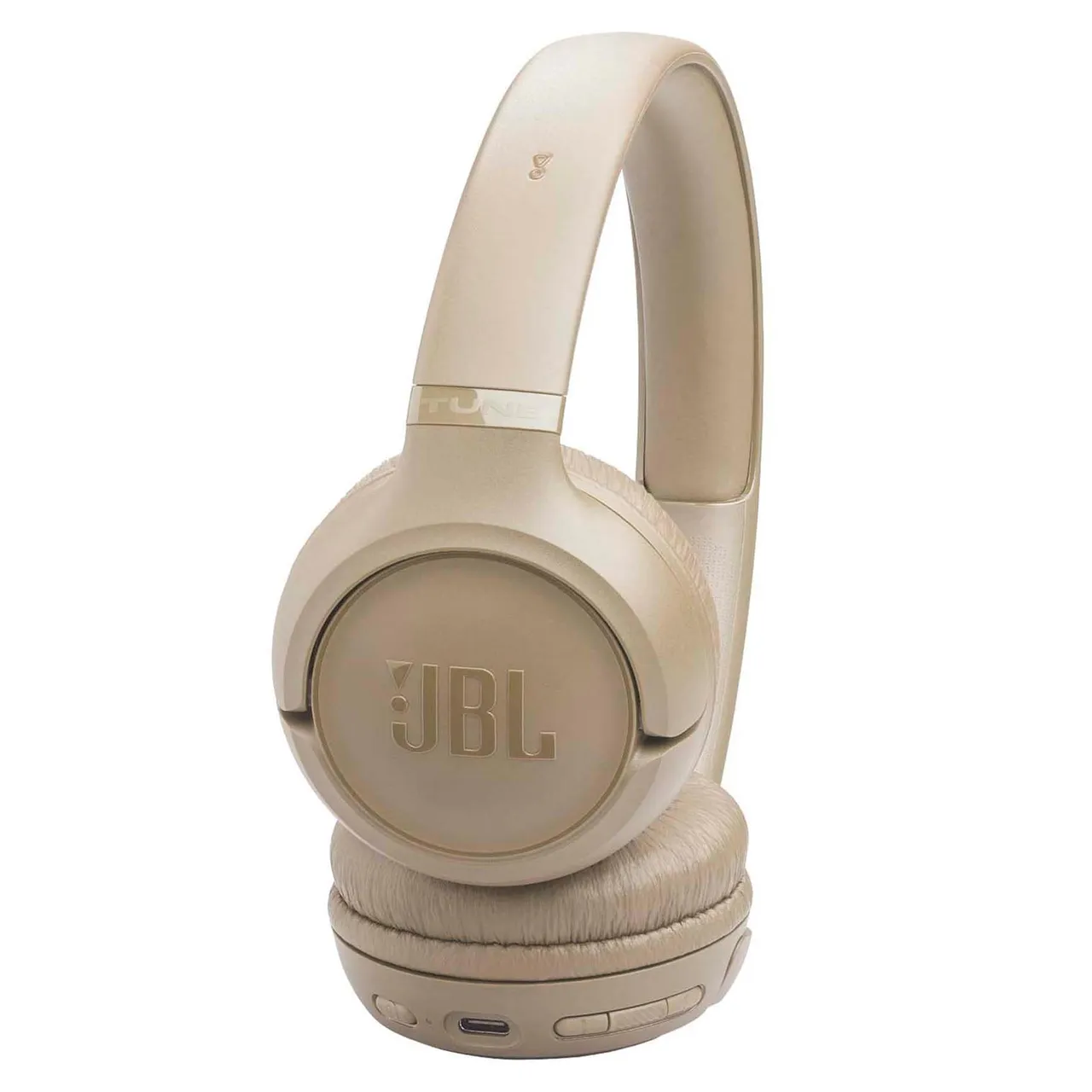 JBL سماعات بلوتوث فوق الأذن Tune 530BT، بيج