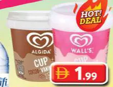 Algida آيس كريم بالكوب